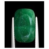 $7,650 App 5.1 ct Cert. Brazilian Emerald gemstone