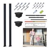 New $90 CHR 2X 48' Black Deck Railing Wrought...
