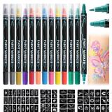 SEALED 12PK Temporary Tattoo Marker Set for Skin