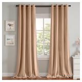 NEW $57 2PK Elegant Darkening Curtains 52x90'