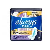 NEW $30 (5) Always Maxi Overnight Feminine Pads