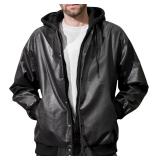 NEW $77 (2XL) Mens Faux Leather Jacket