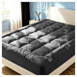 NEW $96 (Full) Extra Thick Bamboo Mattress Topper