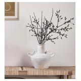 NEW $77 (14') Ceramic Flower Vase