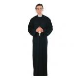 NEW $42 (OS) Men Priest Costume for Adults