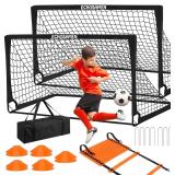 NEW $90 (6'x4') Kids Soccer Goals for Backyard, 2