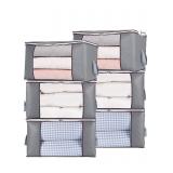 6pcs (19'x14') Zippered Storage Bag for Closet