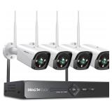DAMAGED $241 Security Camera System, 2K