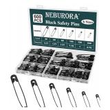 NEBURORA 600Pcs Black Safety Pin
