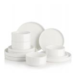NEW $68 Porcelain Dinnerware Sets for 4
