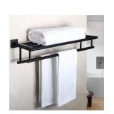 DAMAGED $76 (24') Towel Rack for Bathroom Lavatory