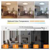 OPENED $88 LMP 15.8Inch Flush Mount Ceiling...