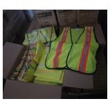 25 Pack Safety Vest, One Size