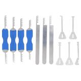 NEW 12PK Comb Pick Stainless Tools Lock Picks Set