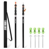 New $60 Tent Poles, CAMULAND 2 PCS Heavy Duty...