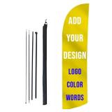 $70 Personalized Feather Flag Pole Kit