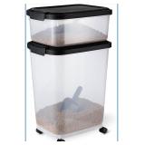 NEW $56 Pet Food Storage Container 13.6kg+4.5kg