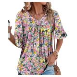 SEALED $30 (L) Womens 3/4 Sleeve Tunic Tops