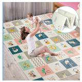$93 (71'x79') FLAGAV Baby Play Mat