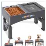 $60 3-in-1 Elevated Dog Bowls