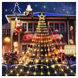 NEW $50 23FT LED Waterfall X-Mas Tree Lights