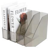 Used 5Pcs Clear Acrylic Magazine File Holder,...