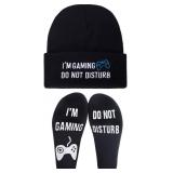 New GOAUS Gamer Gifts, Socks Beanie Winter Hat,...