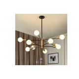$106 KAISITE Modern Sputnik Chandelier 10-Light