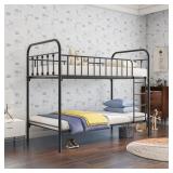 NEW $250 Twin Metal Bunk Beds with Side Ladders