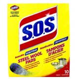 NEW S.O.S. Steel Wool Soap Pad (10 Count)