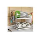USED $150 Dish Drying Rack, Stainless Steel