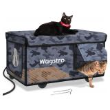 NEW $265 Outside Heated Cat House w/Awning