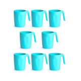 NEW 8-Piece Plastic Coffee Mugs