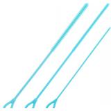 New 3pcs Extra Long Silicone Straw Brush,...