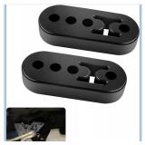 NEW 2PCS 4 Holes Exhaust Hanger