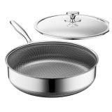 $116 (28 cm) Frying Pans Nonstick with Lid