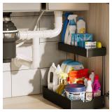New $35 Under Sink Organizer, BERIFLAI Pull Out...
