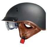New $86 Motorcycle Half Helmet with Retractable...