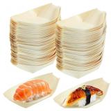 New $32 Cabilock Disposable Sushi Boat Natural...