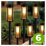$31 6pack Solar Lights Outdoor