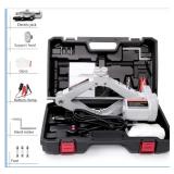 NEW $80  Electric Scissor Car Jack 2 Ton