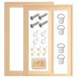 New $38 NEW 2 Pack 16'x 20' DIY Wood Canvas...