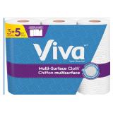 NEW 6-Rolls Viva Multi-Surface Cloth Paper Towels