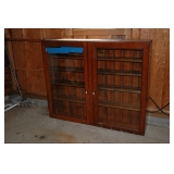BEAUTIFUL GLASS DOOR BOOK/DISPLAY CASES