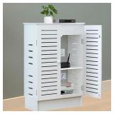 $120 WiFi Router Storage Cabinet, Floor Standing R
