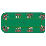 VIVOHOME 79 x 36 Inch Foldable 8-Player Texas Poke