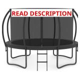 $212 Trampoline 12FT 14FT Enclosure Net Outdoor Ju
