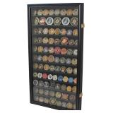 DisplayGifts Military Challenge Coin Display Case