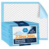 MED PRIDE Disposable Chux Pads 23in X 36in, Super
