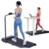 $220 Treadmill with Handles, Folding Foldable Elec